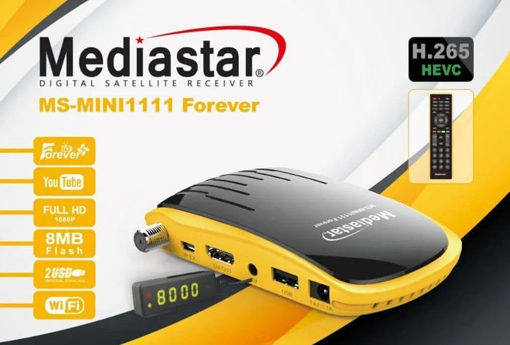 گیرنده مدیا استار مدل MS 1111 Forever