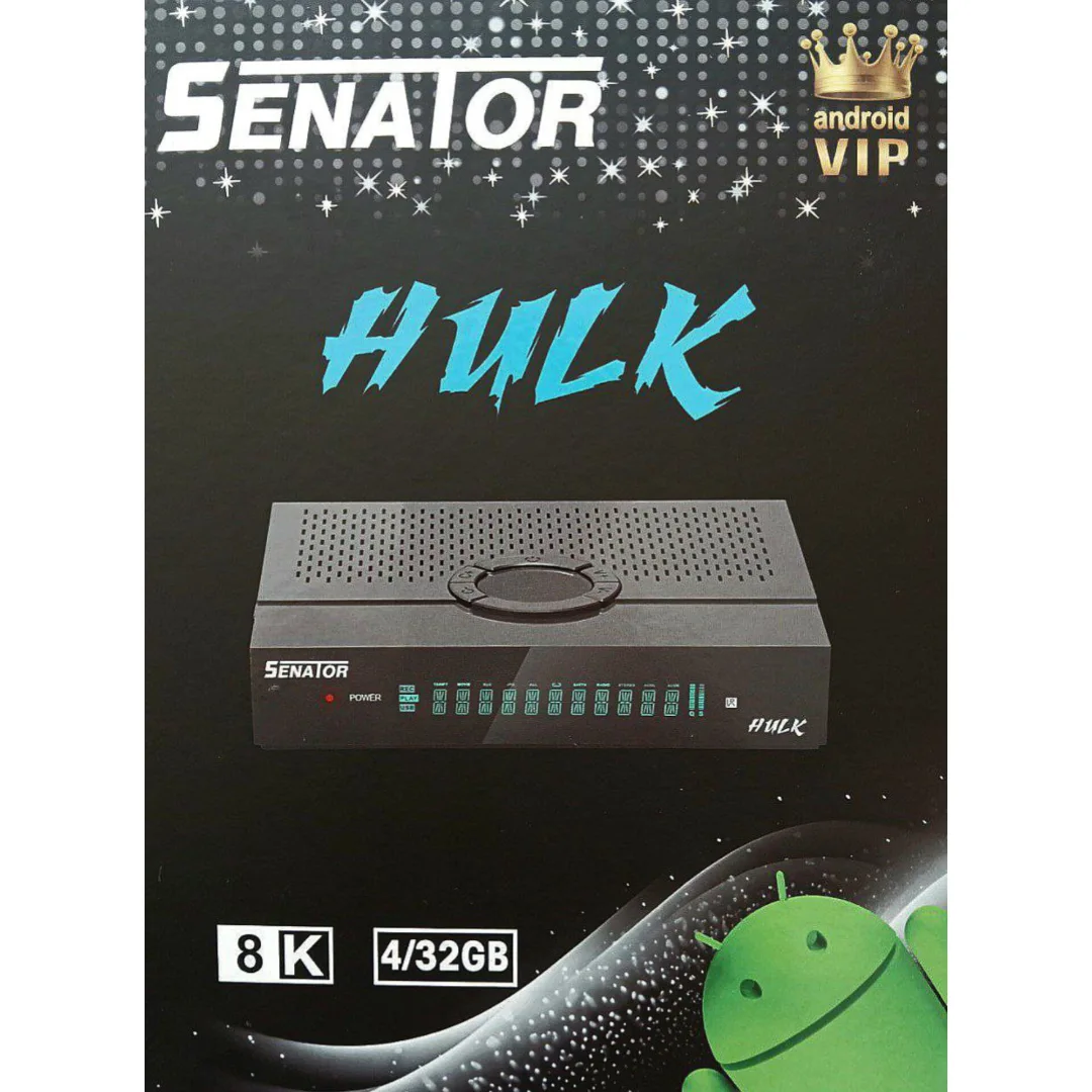 گیرنده سناتور هالک 8K اندروید